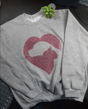 Load image into Gallery viewer, &quot;Dog &amp; Cat Silhouette&quot; Sweatshirt
